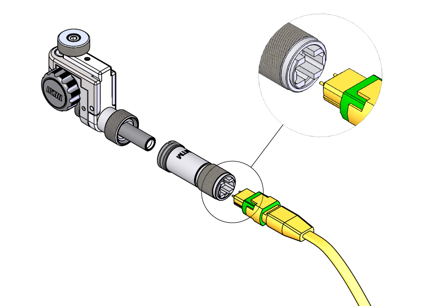 PT2-MT/ADAPT/APC/M ; Adapter for MTP/MPO 12/48 fibers male APC connectors MT