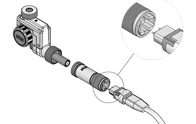 PT2-MT/ADAPT/M ; Adapter for MTP/MPO 12/48 fibers male PC connectors MT Ferrules