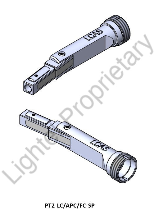 PT2-LC/APC/FC-SP ; Short Extended tip for LC APC type female connectors with bend