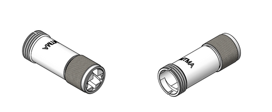 PT2-MT/ADAPT/APC/M ; Adapter for MTP/MPO 12/48 fibers male APC connectors MT